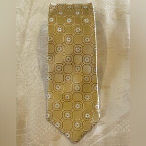 Robert Talbott Gold Geometric Men's Tie